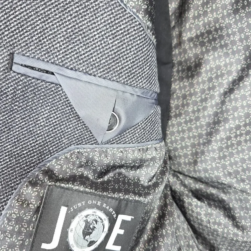 Joseph Abboud Sport Coat Blazer Jacket Mens Gray 42 Gray Slim Fit Business Work